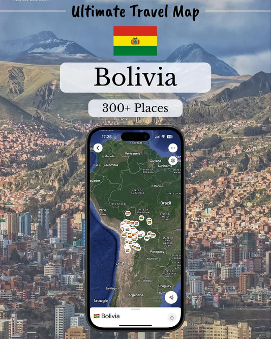 Bolivia Travel Map - Sight Maps