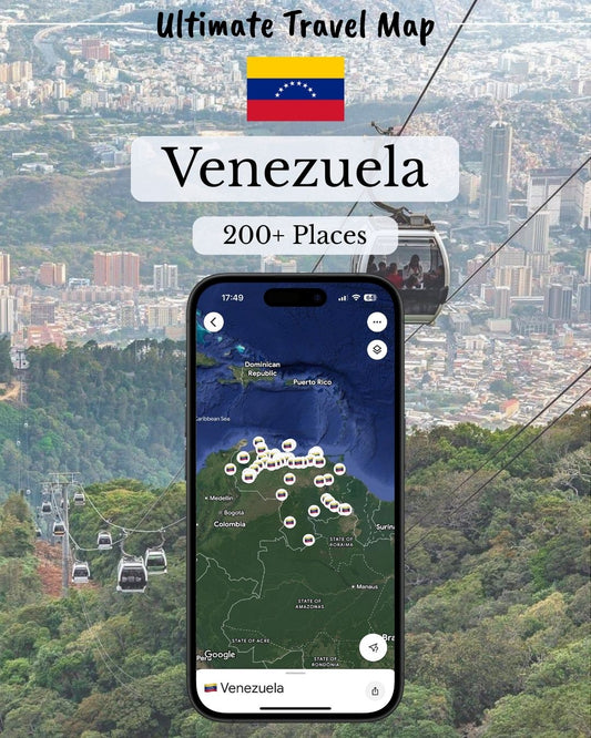 Venezuela Travel Map - Sight Maps